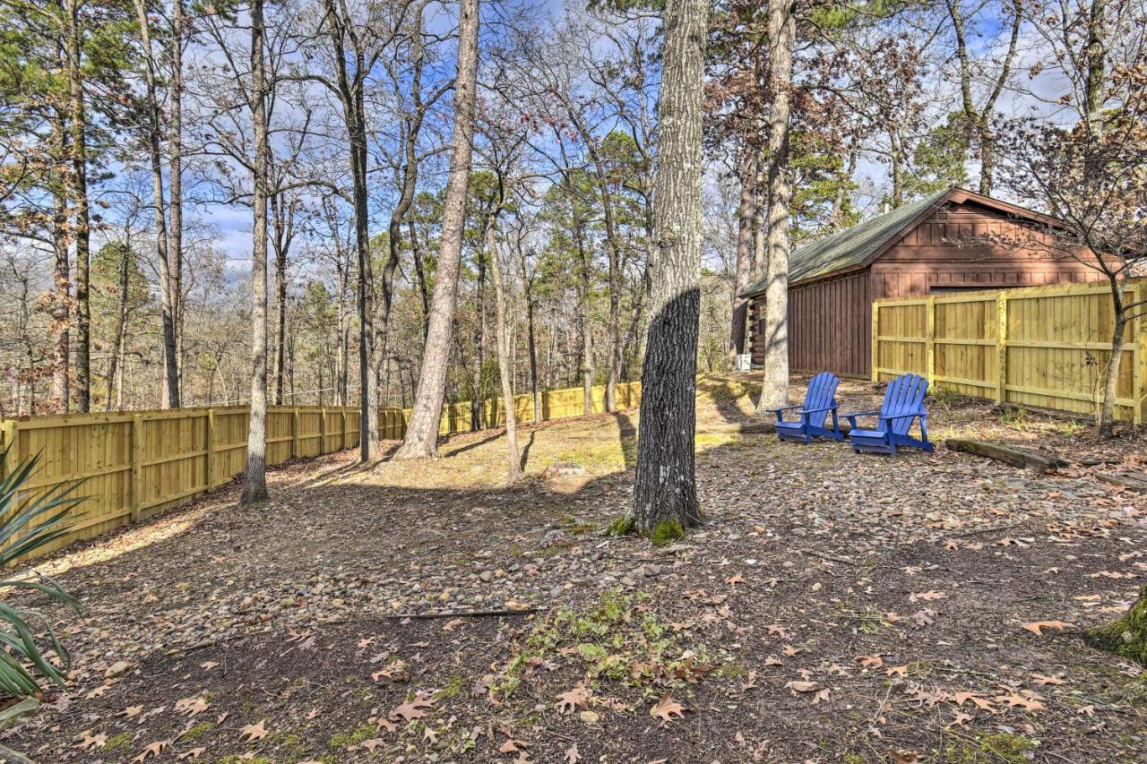 Hilltop Hot Springs Log Cabin With Hot Tub And Grill! Exterior photo
